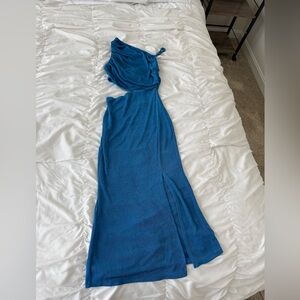 2 for 1: Assymetrical body con cut out dress